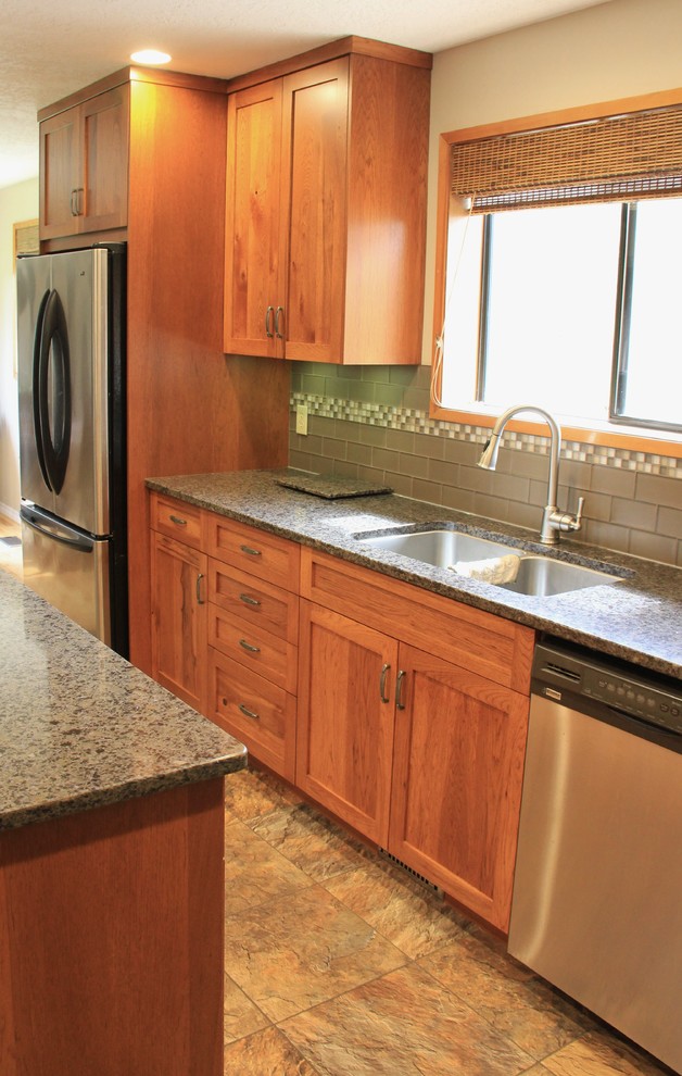 Rustic Hickory kitchen Courtenay Traditional Kitchen Vancouver by Oak Hills Woodcraft