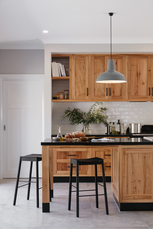 Kitchen Backsplash For Hickory Cabinets