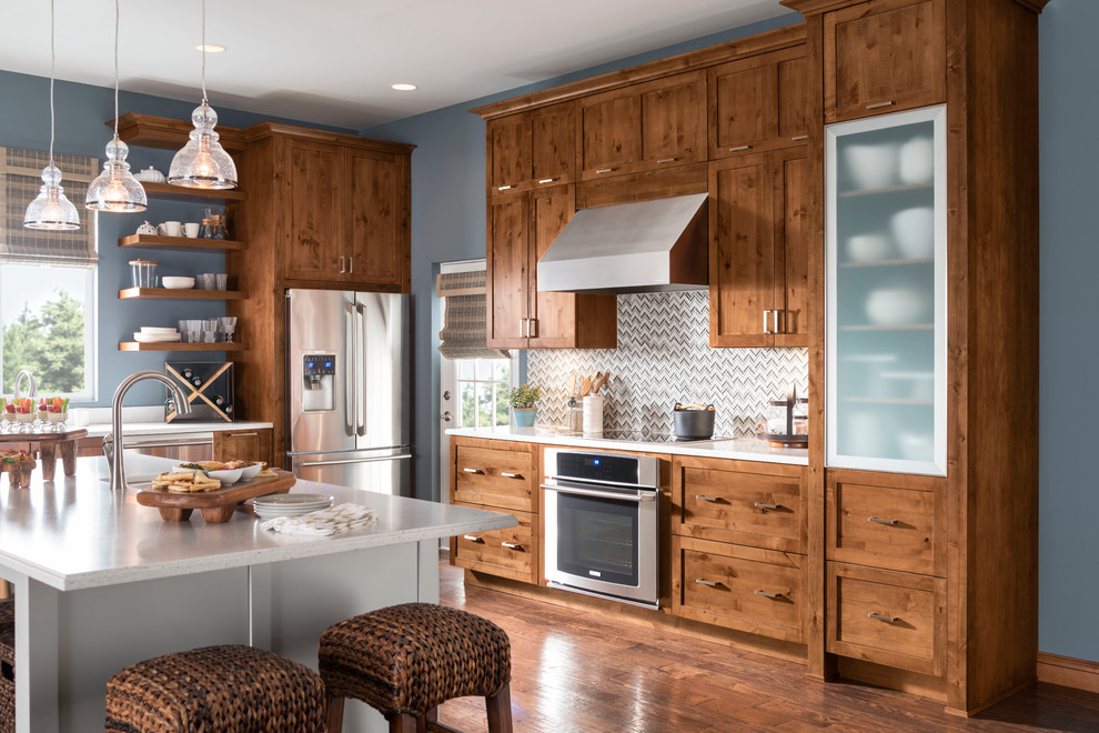 Rustic Luxe - Transitional - Kitchen - Chicago - by Innermost Cabinets