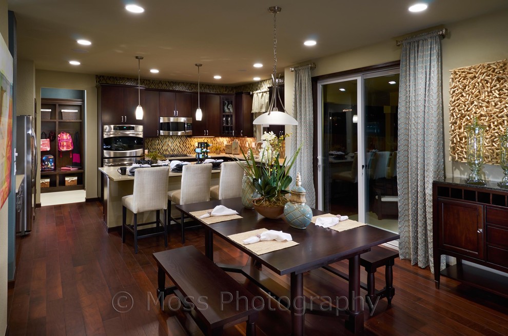 Photo of a contemporary kitchen in Denver.