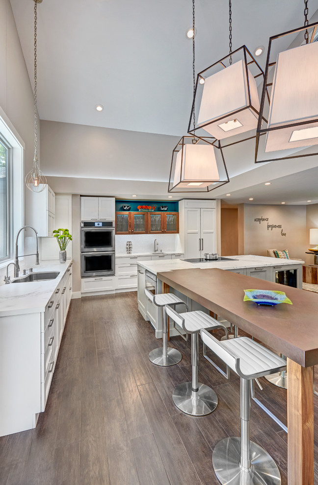 Sacramento Chic Entertainer Contemporary Kitchen Sacramento by