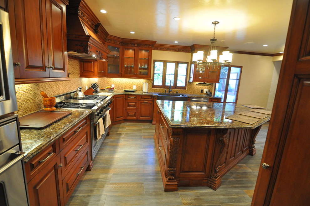 SAN GABRIELRIVERA Traditional Kitchen Los Angeles by Keystone