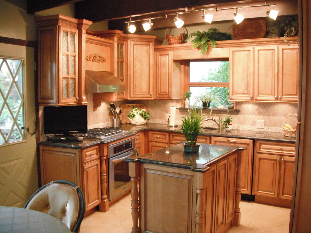 Sandstone Rope Kitchen - Traditional - Kitchen - New York - by TriState ...