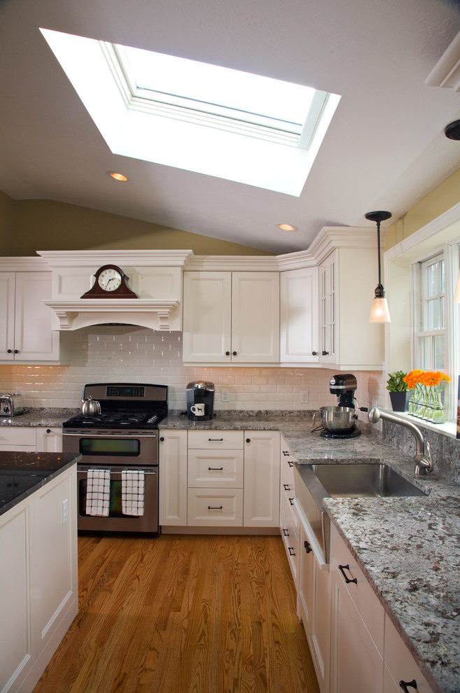 This is an example of a classic kitchen in Boston.
