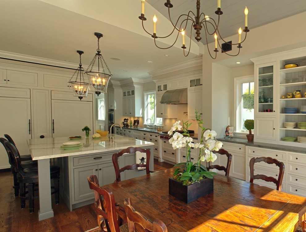 santa monica family style - Traditional - Kitchen - Los Angeles - by