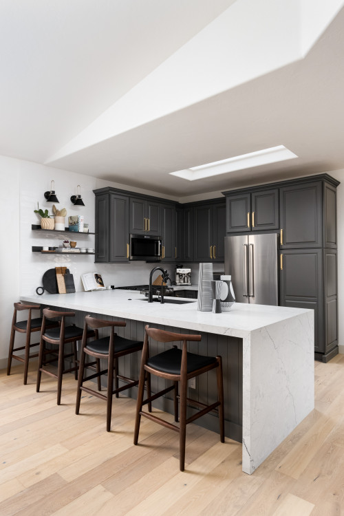 34+ Dark Gray Kitchen Cabinets (COOL & ELEGANT) - Cabinets