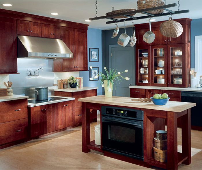 Schrock Cherry Cinnamon Traditional Kitchen DC Metro by Bray & Scarff Houzz