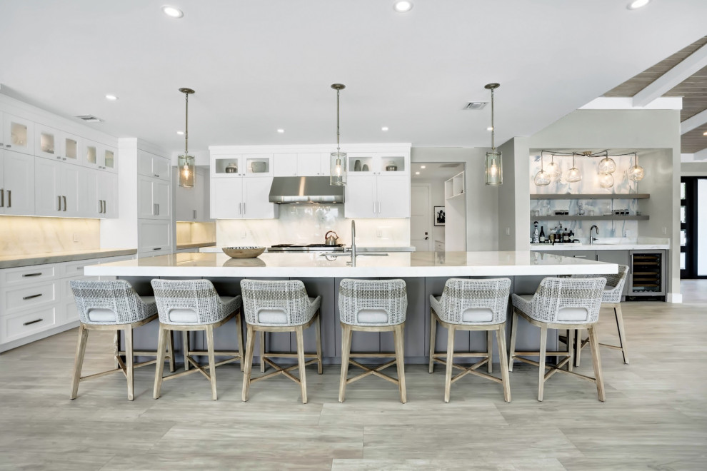 Seagate at The Hamlet Addition and complete remodel Beach Style