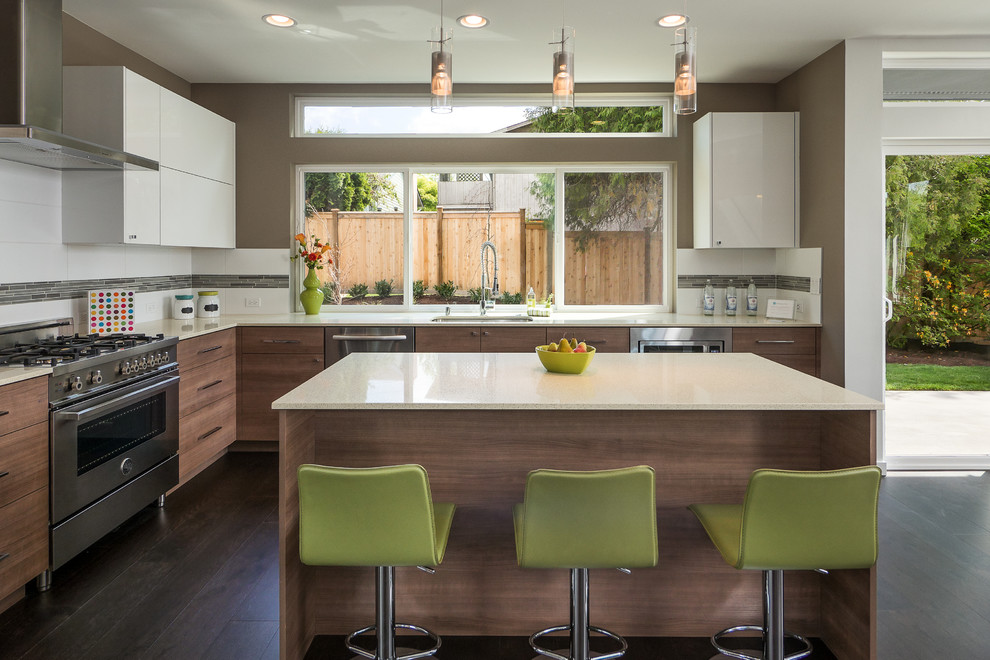 Contemporary kitchen in Seattle.