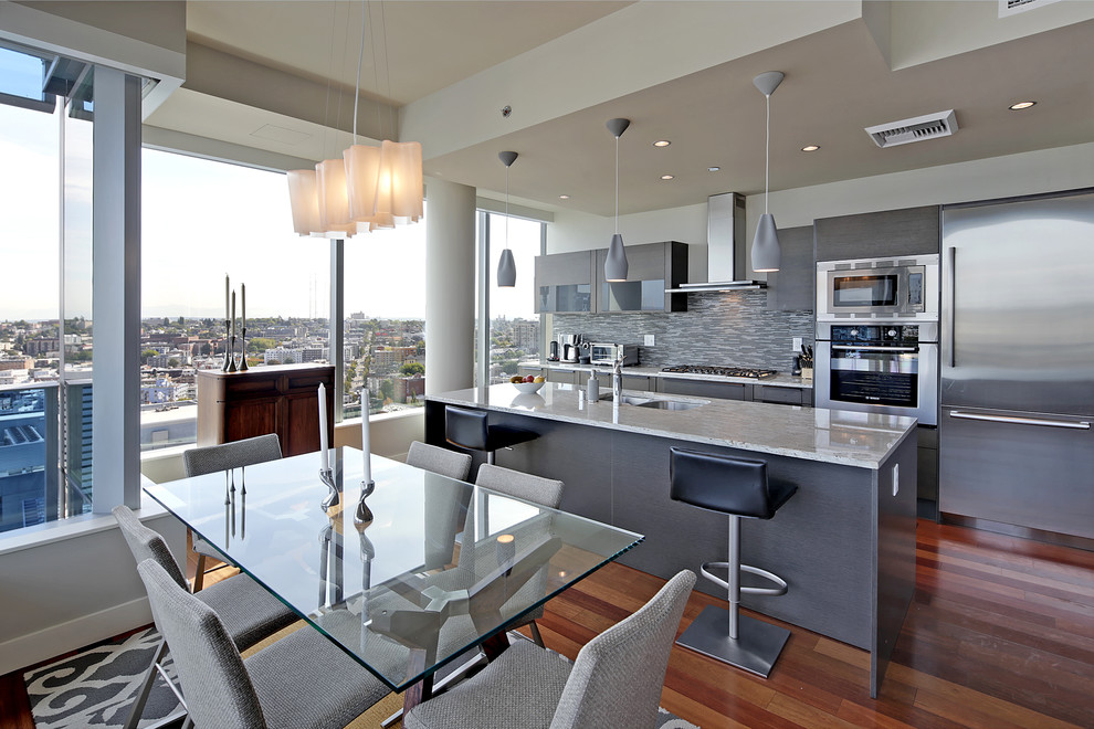 Seattle, WA Olive 8 Condo Contemporary Kitchen Seattle by