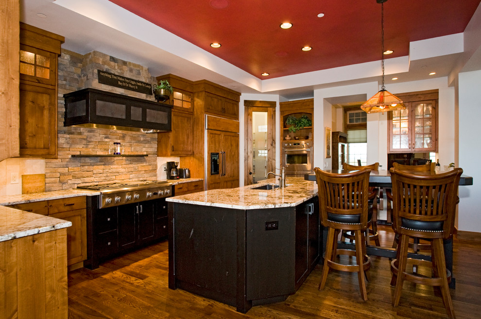 Sedalia Horse Property with Panoramic Views Rustic Kitchen Denver