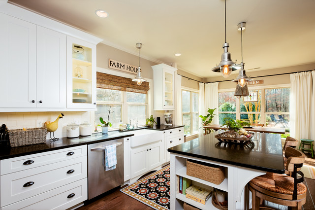 Senoia GA Farmhouse Kitchen - Country - Kitchen - Atlanta - by Cabinet ...
