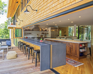 Severn River Waterfront Indoor/Outdoor Home - Maritim - Küche