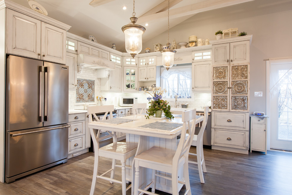 Cottage chic kitchen photo in Other