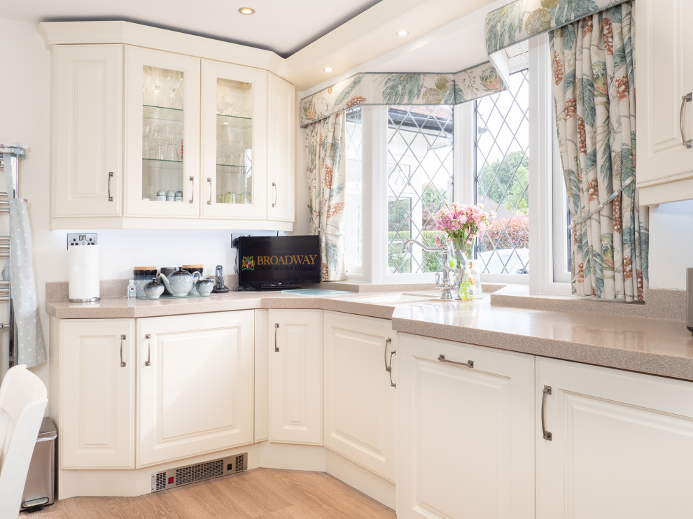 Small romantic kitchen in West Midlands.