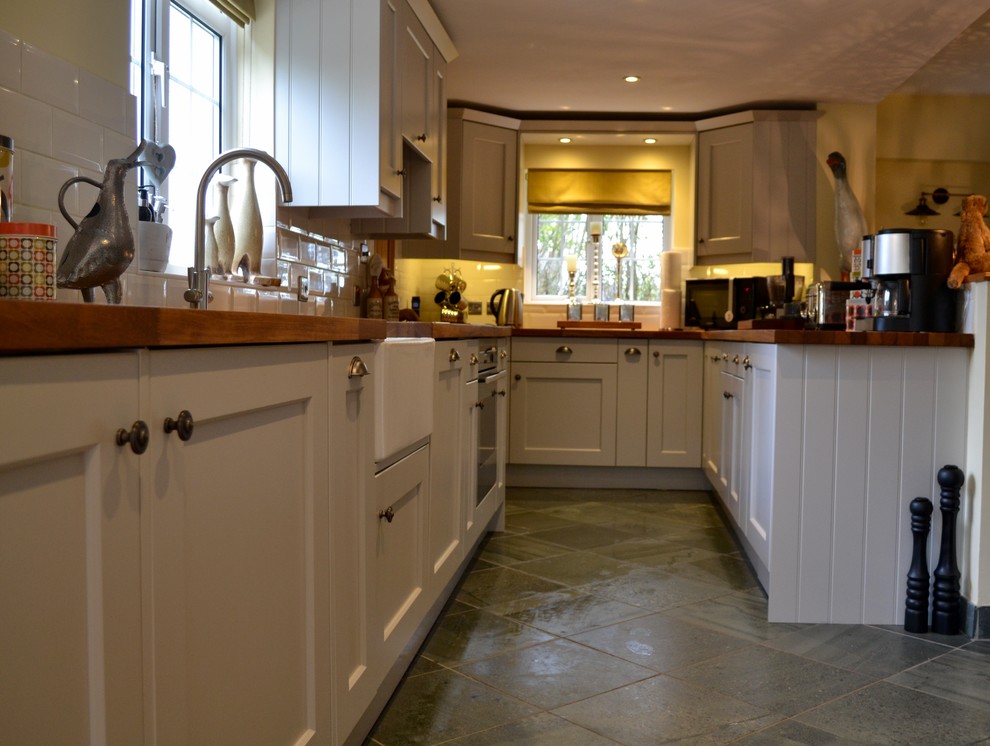 Landhaus Küche in Oxfordshire