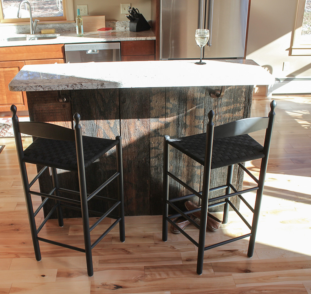 Shaker Counter Stools Traditional Kitchen Portland Maine by