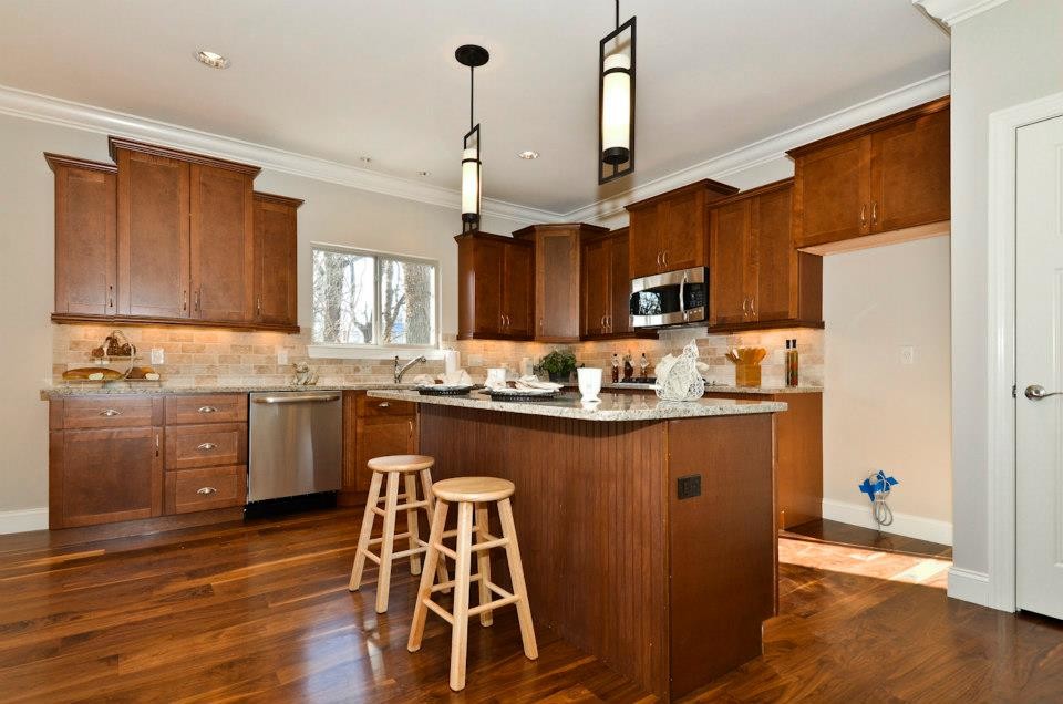 Shaker Walnut Cabinets - Contemporary - Kitchen - Other - by Quality