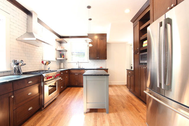 Shallow Pantry Cabinet Wall With Floating Shelf Storage Traditional Kitchen Other By Denise Quade Design Houzz Uk