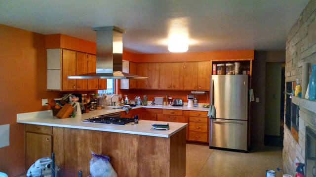 Sharon S Kitchen Midcentury Kitchen Seattle By Kerf Design Houzz