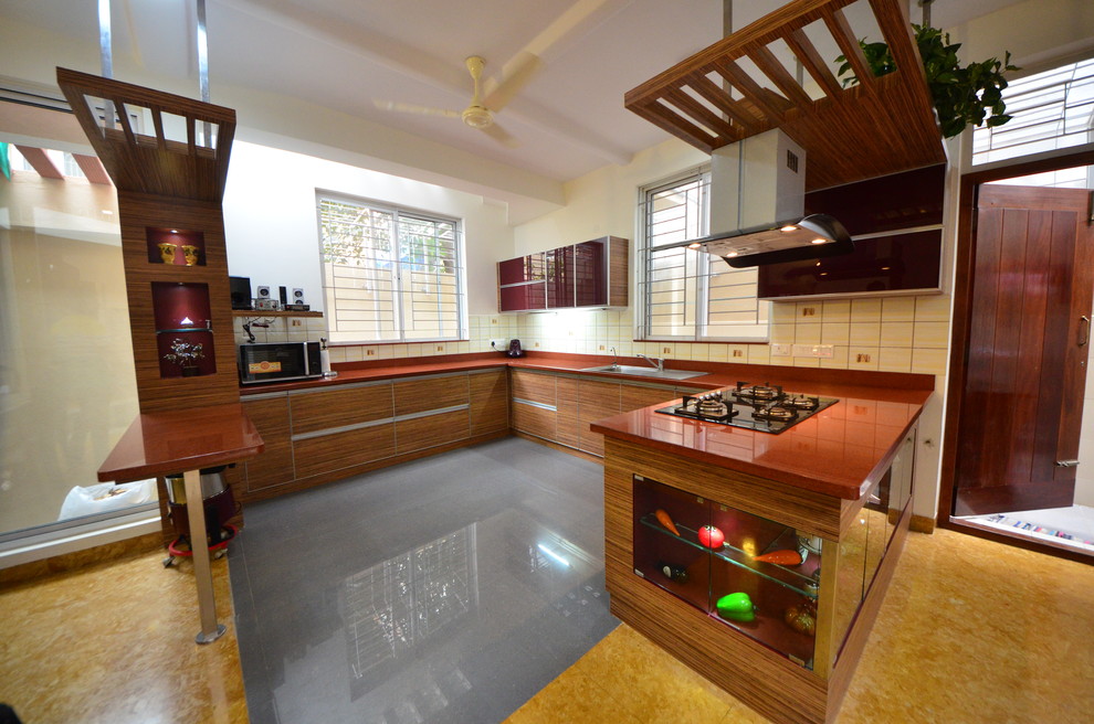 Inspiration for a world-inspired kitchen in Bengaluru.
