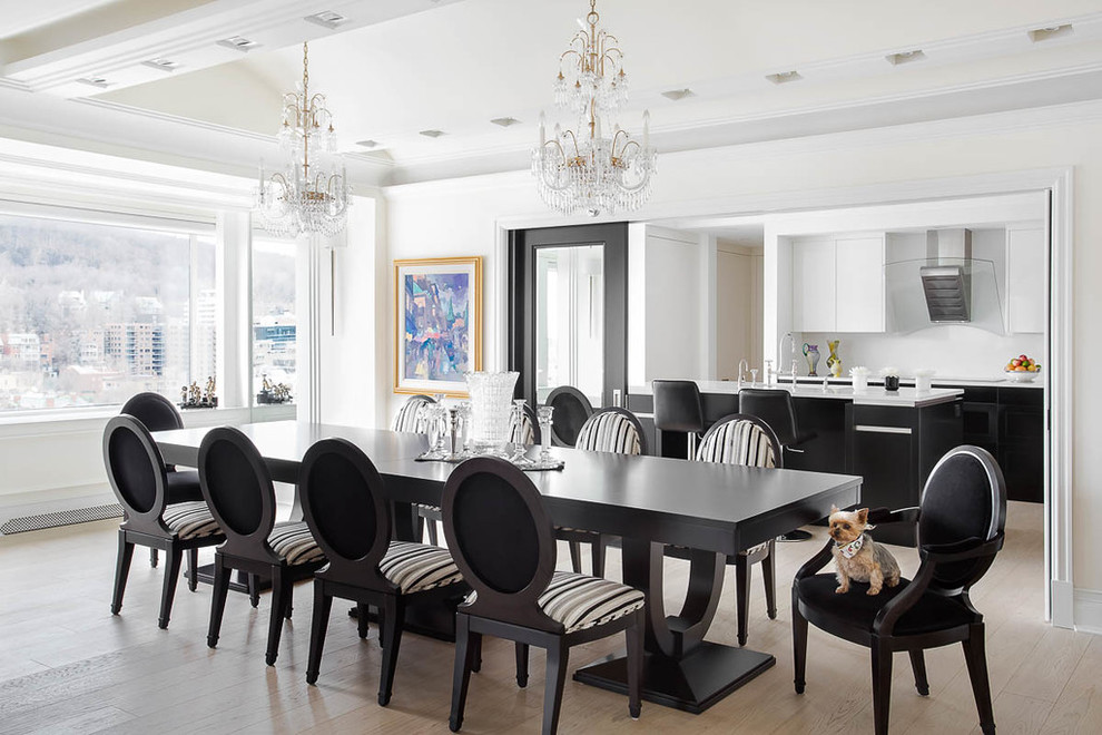Picture of Sherbrooke Penthouse Renovation - Modern - Dining Room - Montreal - by ...