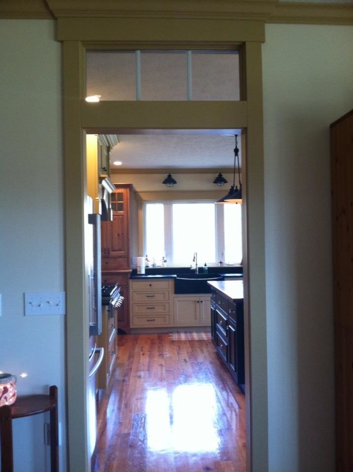 Shiloh SW Cupola Yellow Custom Color Farmhouse Kitchen