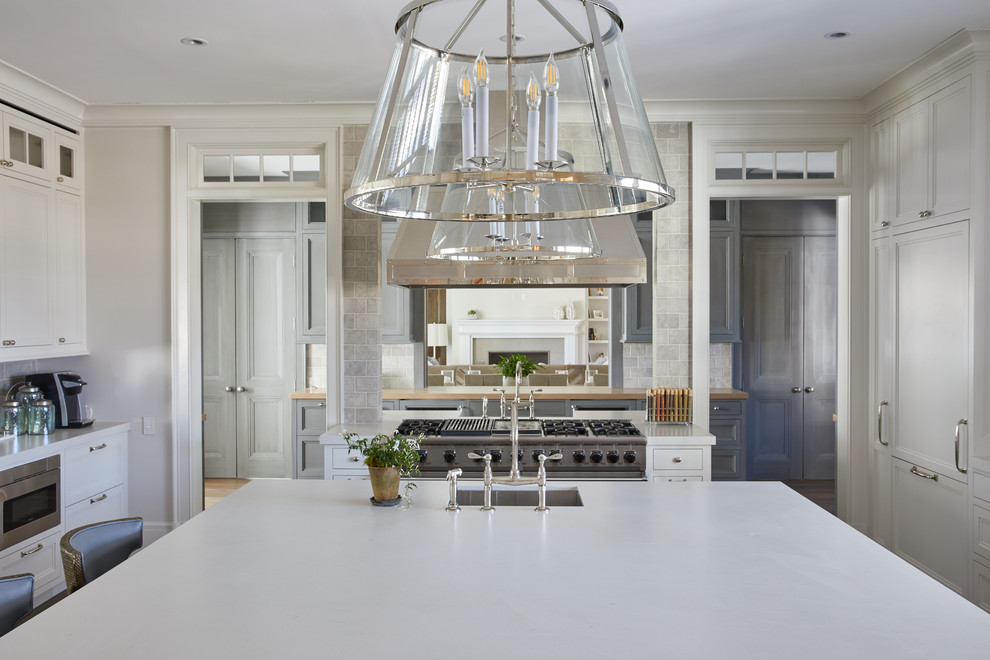 Inspiration for a nautical kitchen in New York.