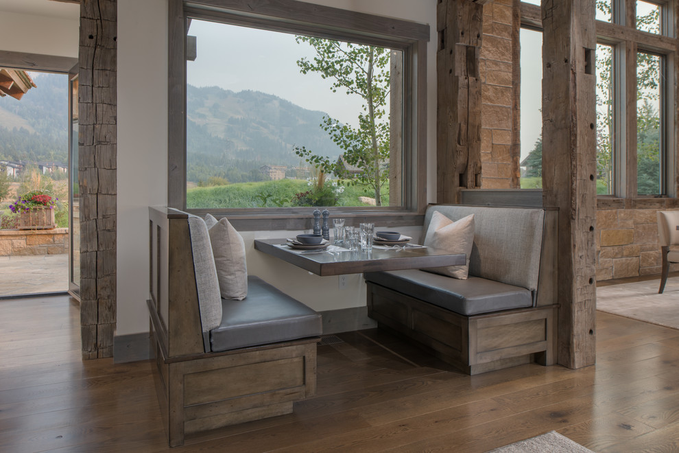 This is an example of a rustic kitchen in Other.