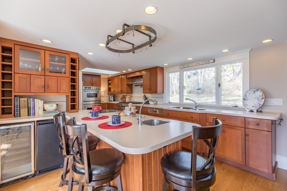 Shore Road, Cape Neddick Maine Beach Style Kitchen Portland Maine by The Styled Home Houzz