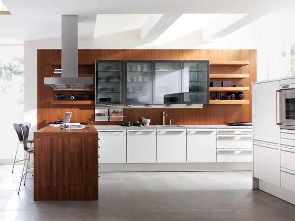 Example of a trendy kitchen design in DC Metro