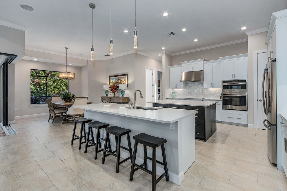 Siesta Key Model Home and Sales Center Kitchen Tampa by DMI Home