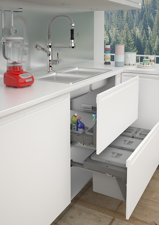 Sige Under Sink Waste Bin 42L SUWB9042 Kitchen Melbourne by