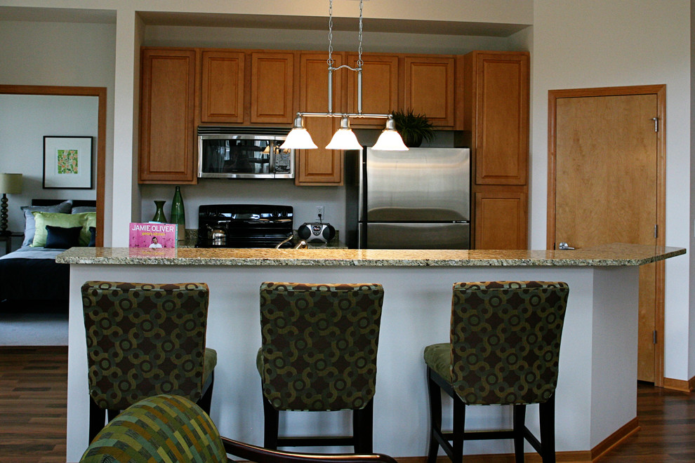 Silver Lake Condos Contemporary Kitchen Minneapolis Houzz