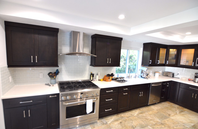 Simi Valley Kitchen Complete Remodel Modern Kitchen Los Angeles By Flat Rate Remodeling Inc