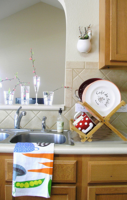 Kitchen Fix Where To Hang The Dish Towels, Kitchen Island Towel Bar With Hooks