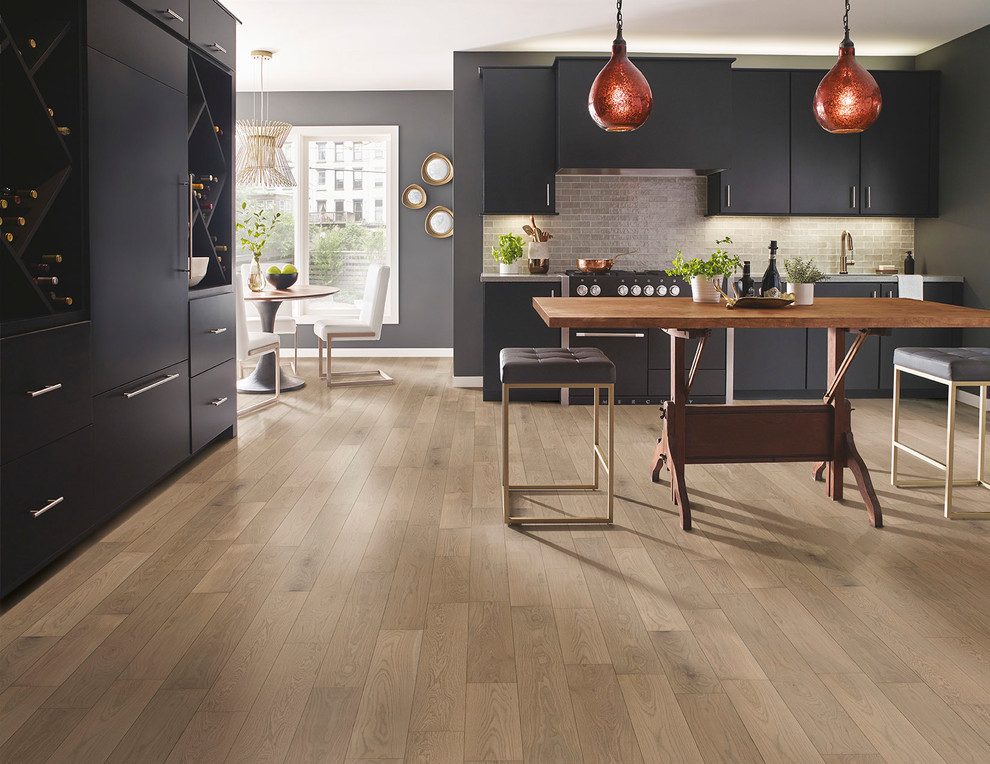 Simplicity White Oak Taupe Prime Grade Contemporary Kitchen Other By Homerwood Premium Hardwood Flooring Houzz