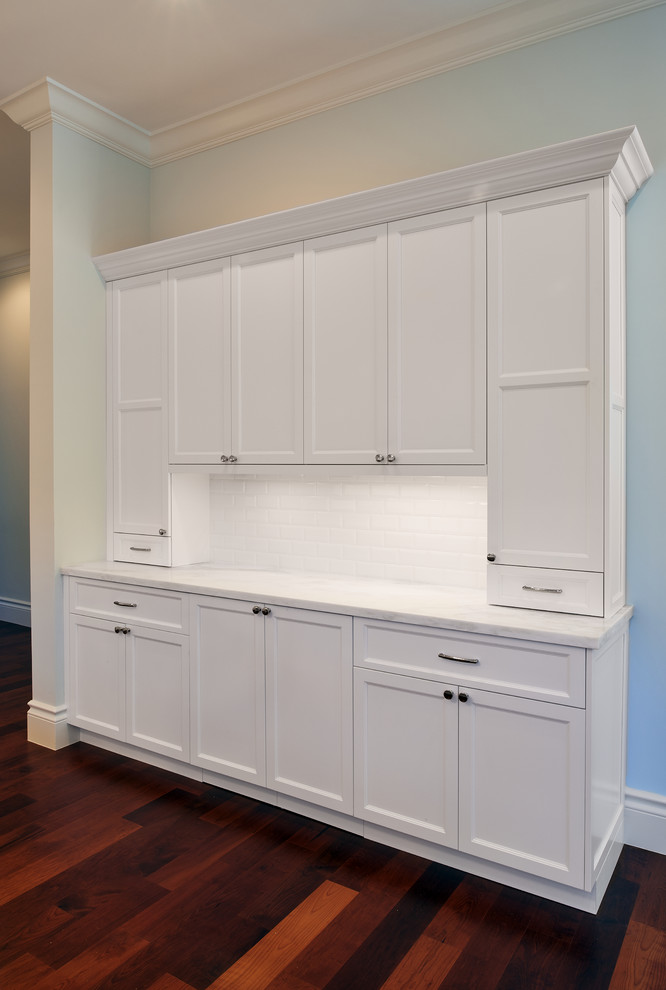 "Simply White" Transitional Kitchen Miami by Infinity Custom