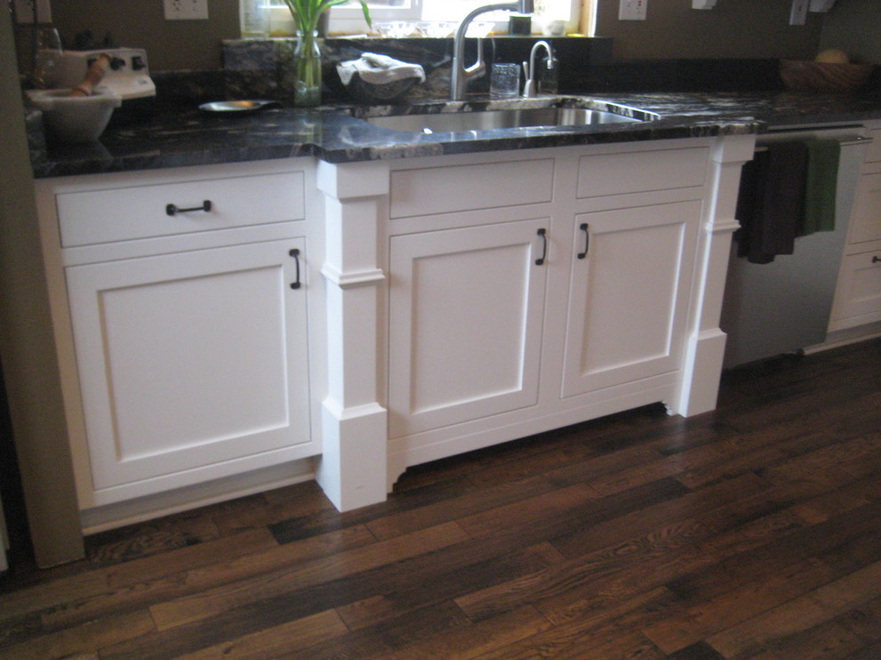 Sink Bump Out Farmhouse Kitchen Seattle by Kitchen & Bath Ideas