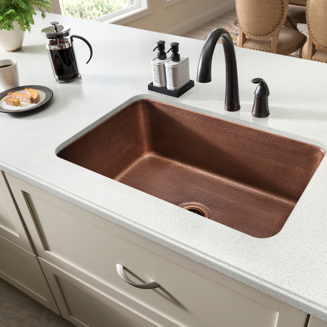 Sinkology Orwell Undermount Kitchen Sink Rustic Kitchen By Sinkology