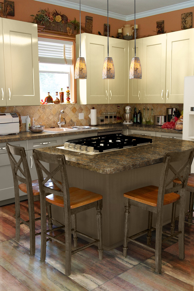 This is an example of a contemporary kitchen in Oklahoma City.