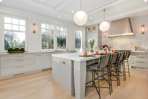 Canadian housing project kitchen with affordable RTA cabinets and clean modern layout