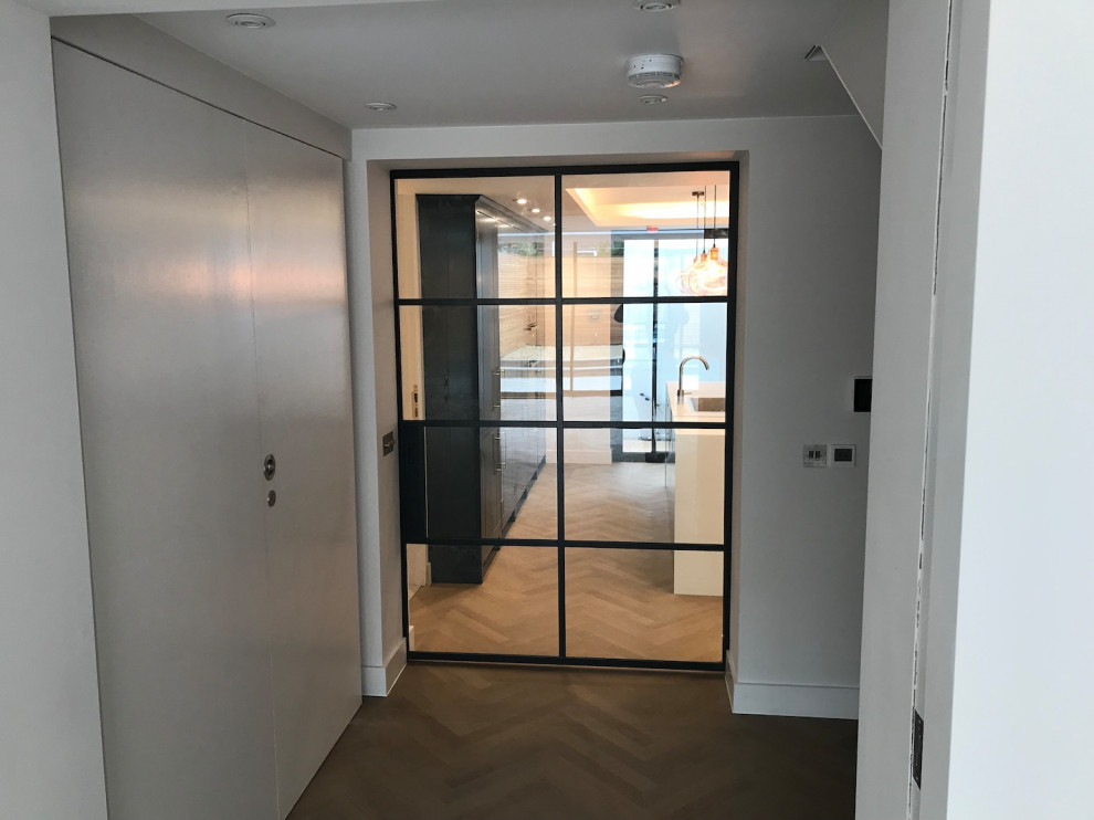 Sliding Crittall Style internal doors Classique Cuisine Londres par Original Steel Doors