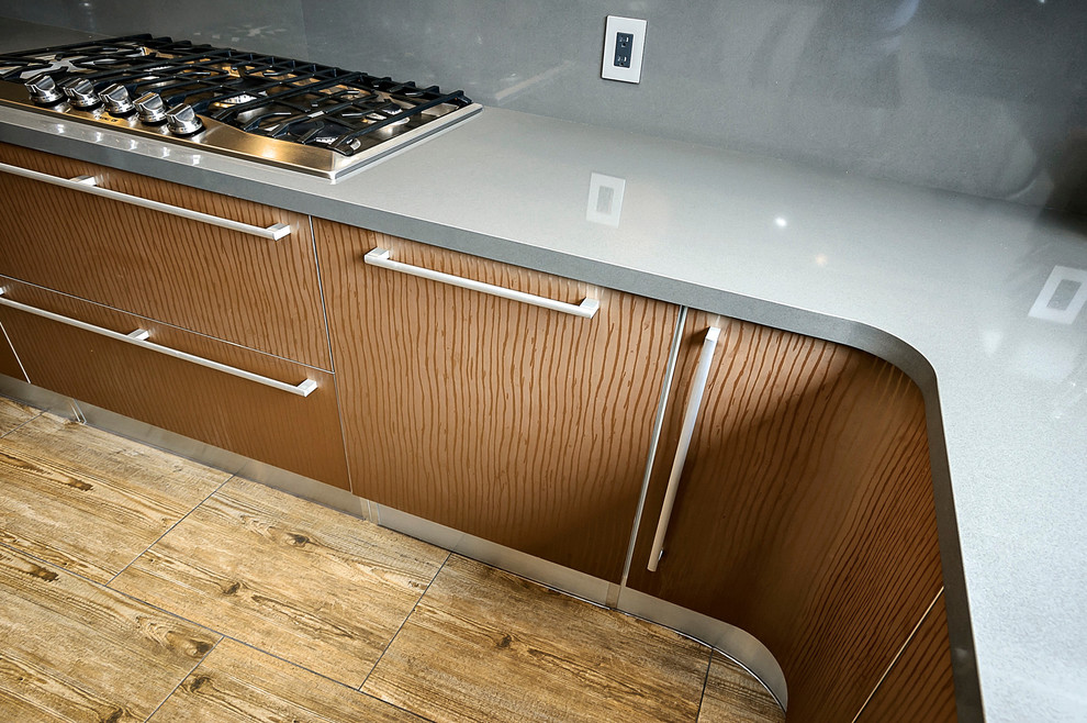 Sloat Blvd. Curved Kitchen Countertop - Modern - Kitchen ...