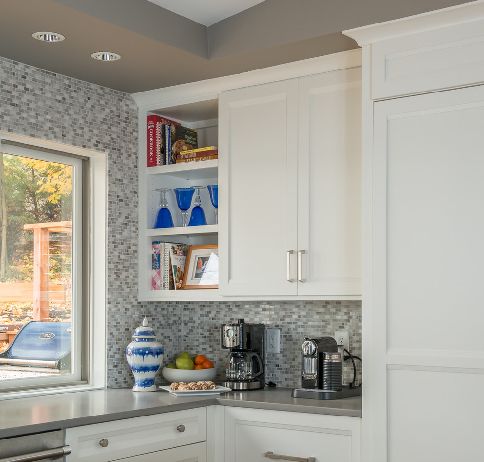 Sloped Ceiling Kitchen Transitional Kitchen Indianapolis by
