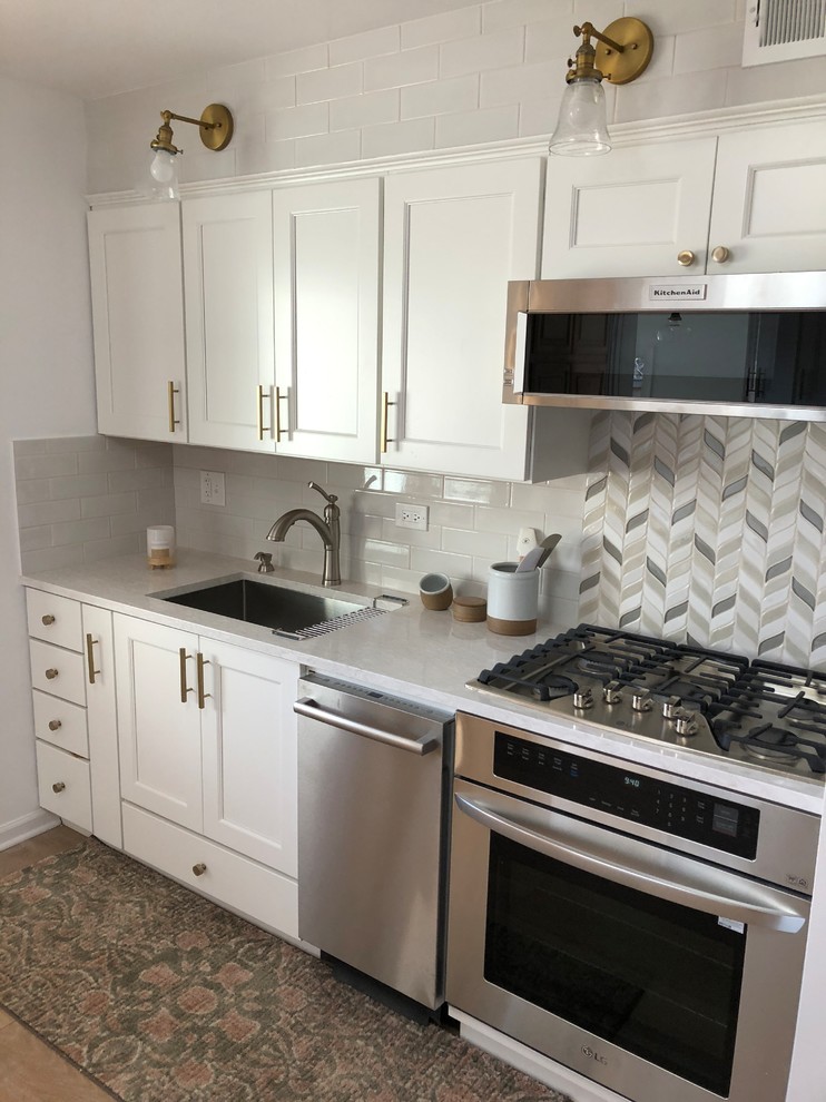 Small and Charming La Grange Park Kitchen Chicago by Sheri's