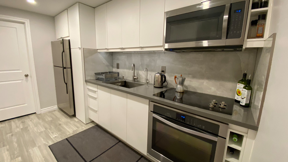 Small functional kitchen in Newmarket - Modern - Kitchen ...