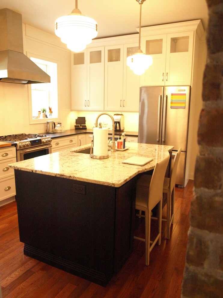 Small Kitchen Island - Traditional - Kitchen - Newark - by KraftMaster ...