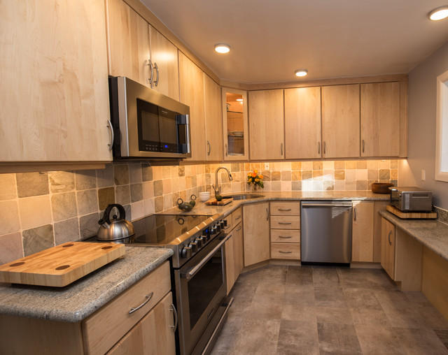 Small Kitchen makeover Classique Chic Cuisine Philadelphie par