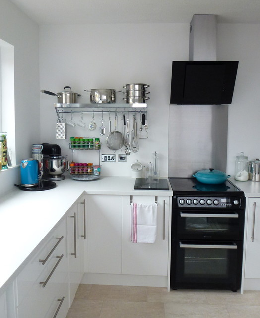 Small NorthFacing Kitchen in Devon Modern Kitchen Other Houzz IE